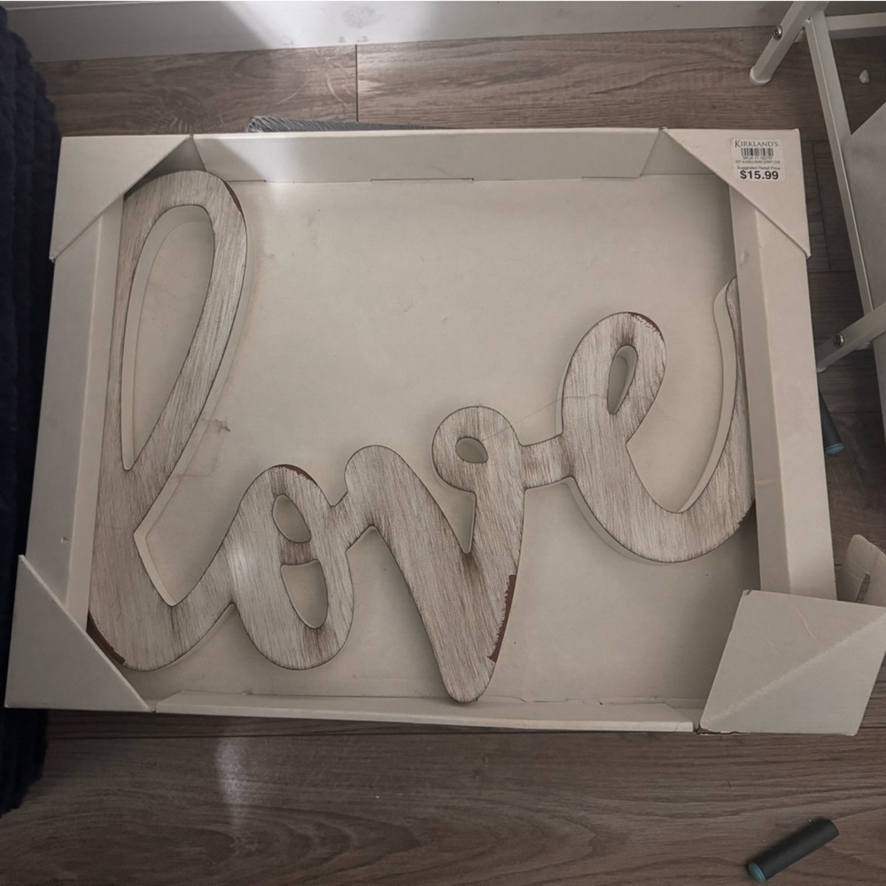Wooden Love Wall Decor